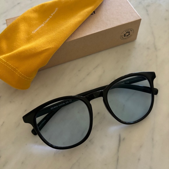 Unisex Light Blue Sunglasses - Picture 5 of 7